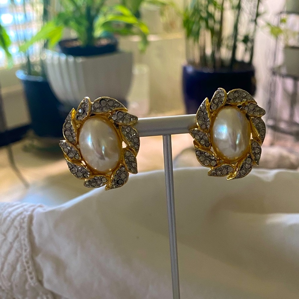 FASHION PEARL EARRINGS VINTAGE